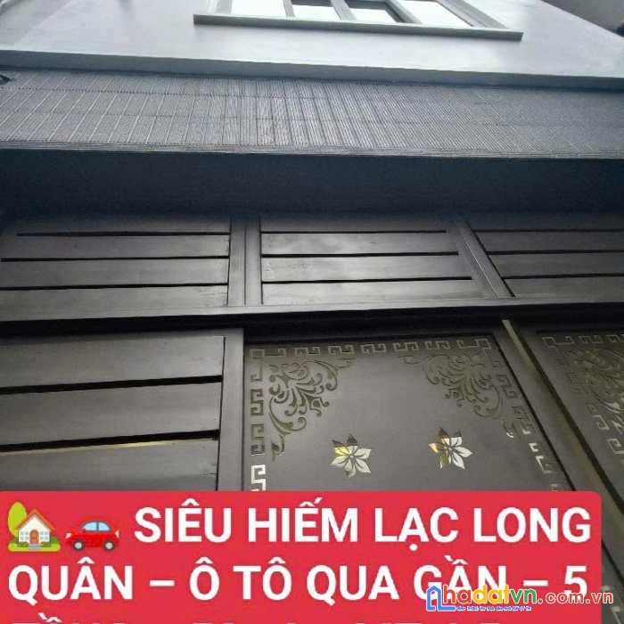 Hiếm – lạc long quân- ô tô- 5 tầng- 50m sổ vuông mặt tiền 4.5m- 9 tỷ