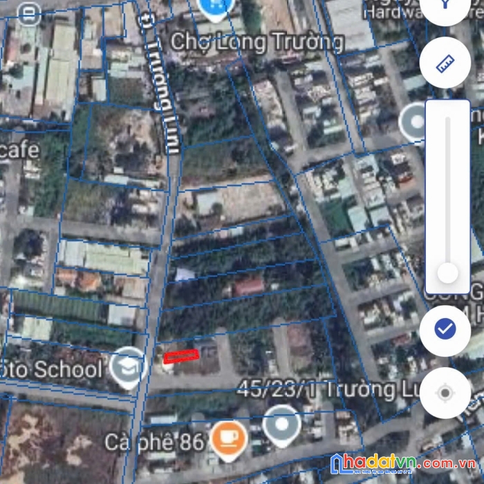 Bán lô đất mặt tiền trường lưu, phường long trường, quận 9. 
