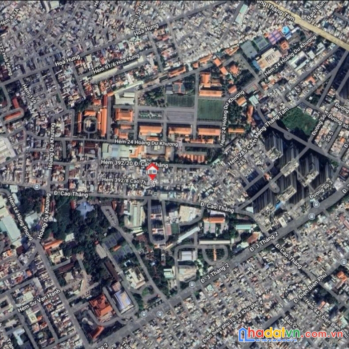 Bán nhà 2 mặt tiền hẻm 392/8/77 cao thắng, phường 12, quận 10. 
