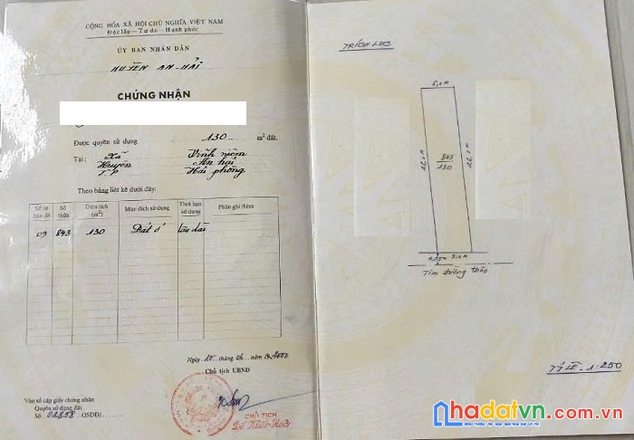 Nhà riêng tọa lạc tại đường hào khê, phường lạch tray, ngô quyền, hải phòng với diện tích 130m2