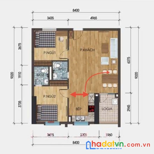 Chính chủ bán căn hộ 78m² – full nội thất cao cấp, ban công hướng nam tại kđt thanh hà cienco 5