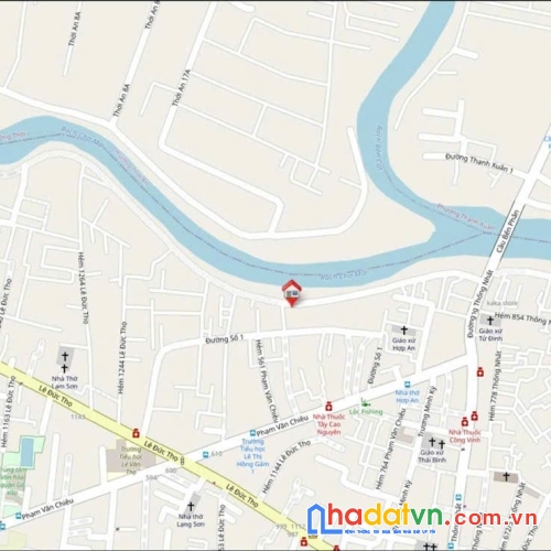 Bán nhà khu ven song đường 40m lê đức thọ, p.15, quận gò vấp. 
