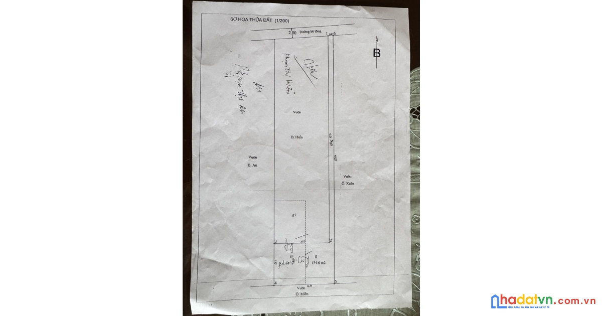 Bán mảnh đất phố dương văn bé 135m mặt tiền 8m. gần phố, phù hợp xây ccmn hoặc nhà ở