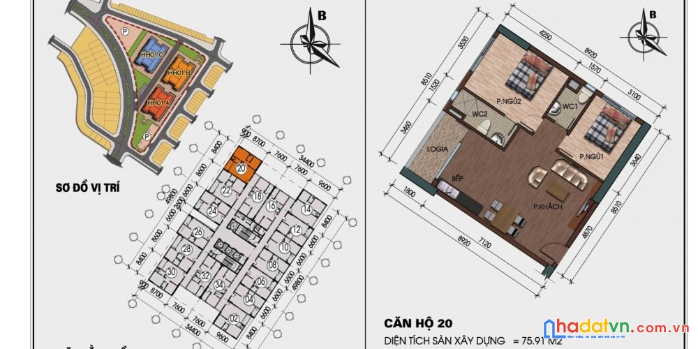 Cần bán căn góc 76m2 tầng 14, ban công view hồ chung cư thanh hà
