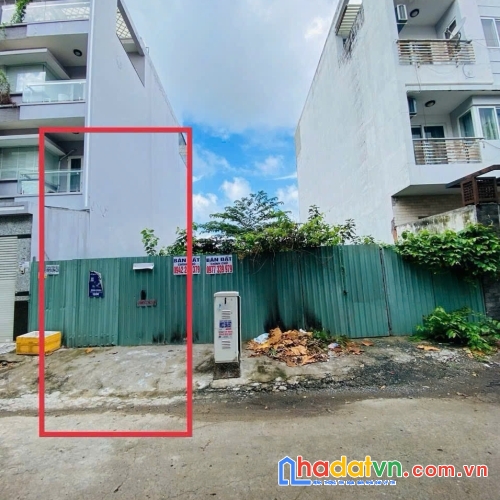 Bán lô đất dt 5x20m - khu tân an huy 1 hecta phường tân phong, quận 7 - hướng đông bắc
