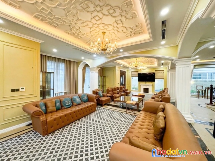 Biệt thự đẳng cấp 282m2, mặt tiền 13m linh đàm, giá 62 tỷ