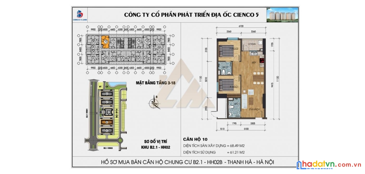  bán căn hộ tầng 10, tòa b,  khu 5 tòa mới, chung cư thanh hà.