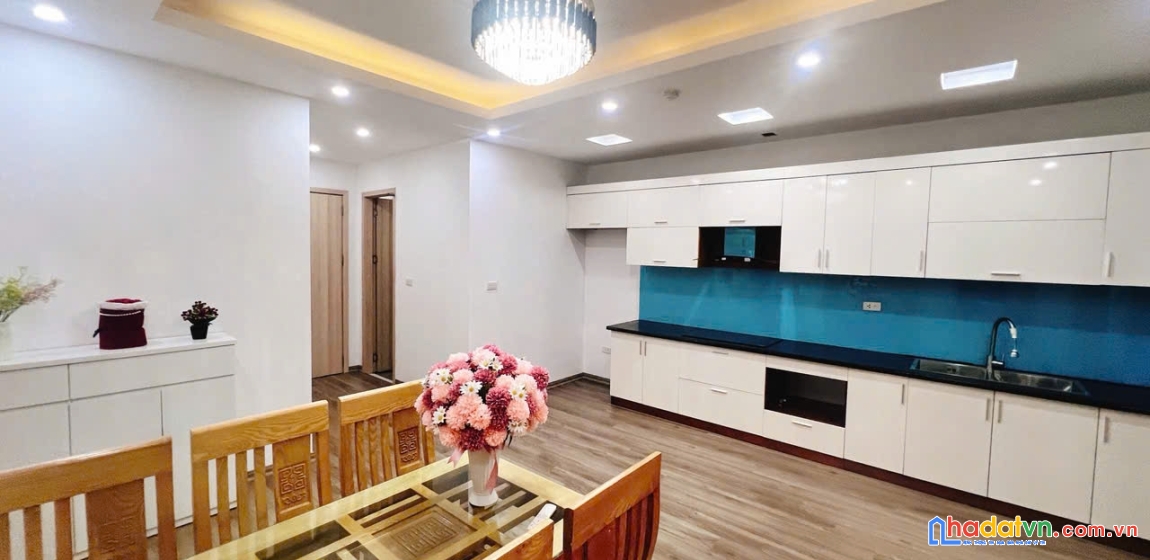 Bán căn hộ 3pn full nội thất đẹp, giá rẻ nhất khu thanh hà, tòa hh02d b2.1