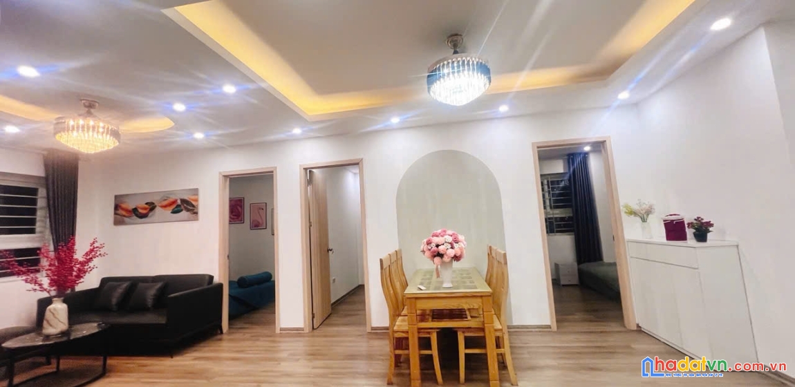 Bán căn hộ 3pn full nội thất đẹp, giá rẻ nhất khu thanh hà, tòa hh02d b2.1