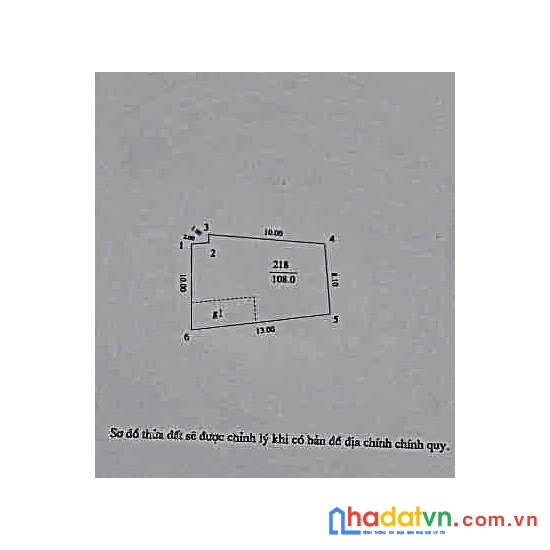 Đất trần duy hưng - thửa đất hiếm - 2 mặt tiền - 108m2 - mt 10m - chỉ 13.5 tỷ