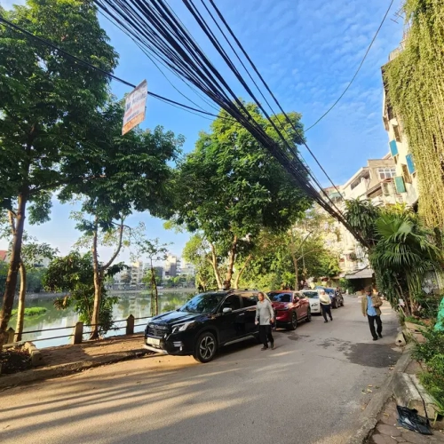 Bán nhà 2 mặt ngõ phương mai. đống đa. ô tô. vỉa hè. dt 53m2. mt 7m. 4 tầng. giá 26.8 tỷ.