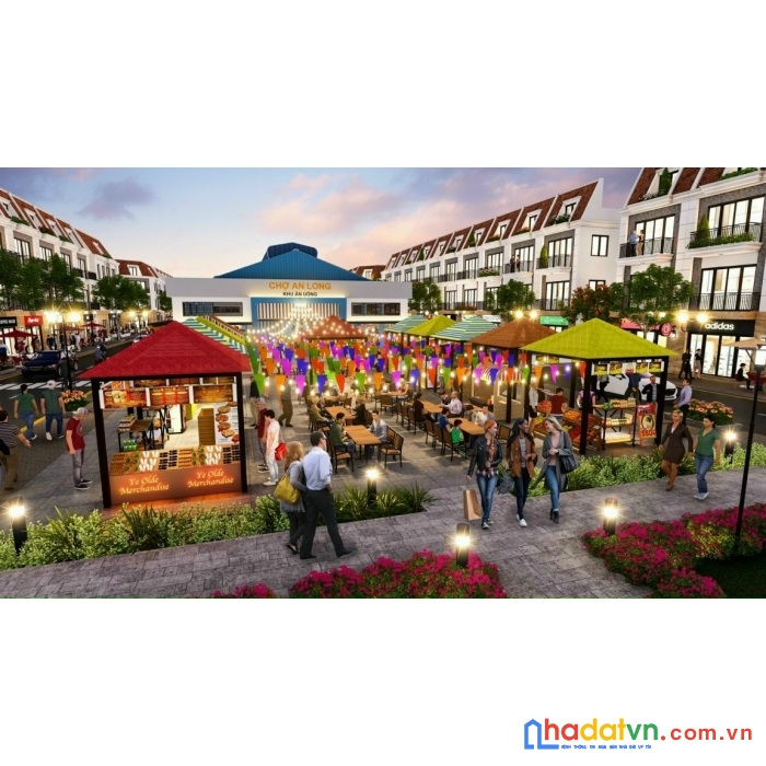 Đất nền khu dân cư và chợ an long 