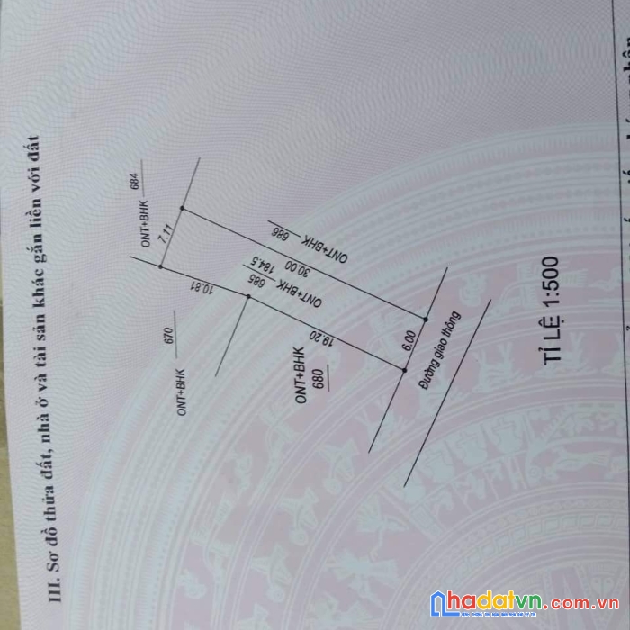 Bán đất bố trạch - quảng bình 184m2 giá 690.00 triệu