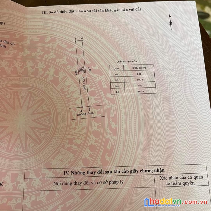 Cần gả lô đất thôn 05 ea bar đẹp long lanh .