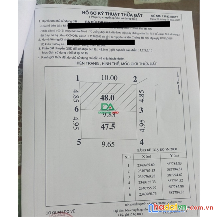 Bán đất tổ 17 thị trấn đông anh giá rẻ , diện tích nhỏ xinh