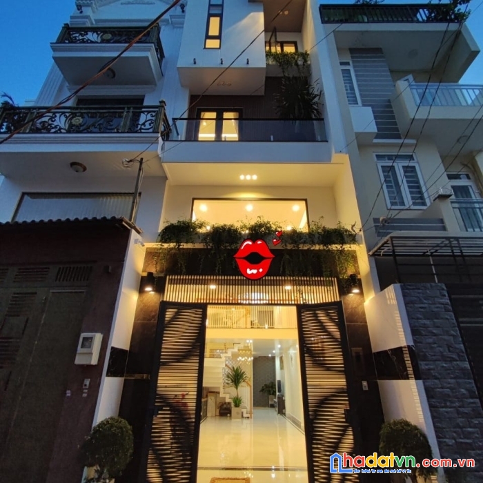 Bán nhà 1/ hxh 5 lầu đẹp lung linh, 74m2, thống nhất, gần công viên, tặng nt, 9.9 tỷ.