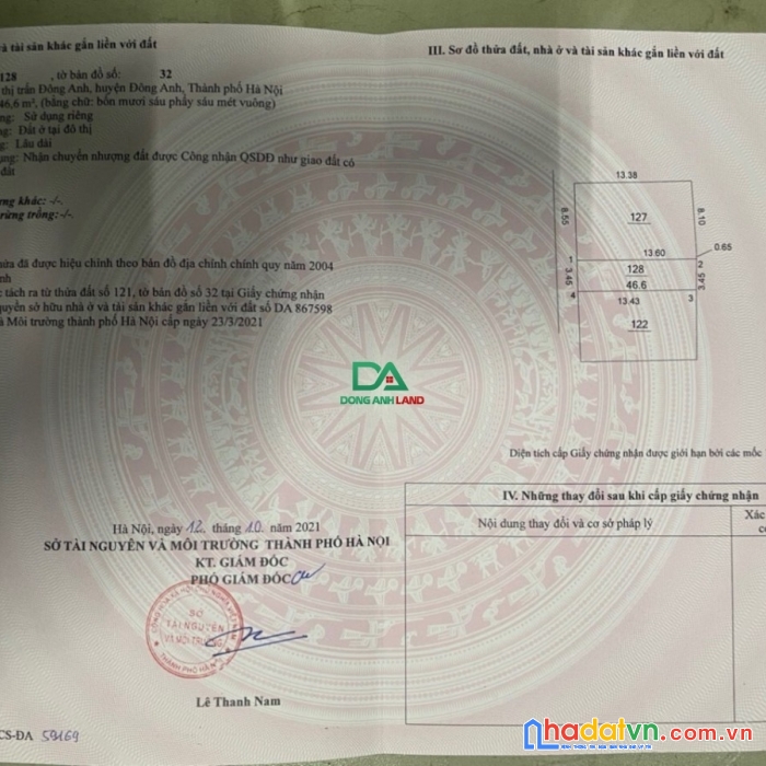 Chính chủ bán đất 46m2 tổ 28 thị trấn đông anh giá rẻ năm 2022