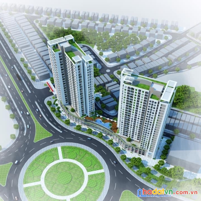 Vị trí trước vòng xuyến ngã 6 của vci mountain view