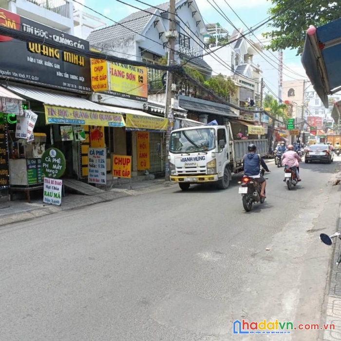 Bán nhà mặt tiền nguyễn văn khối - sầm uất kinh doanh đa ngành nghề - 4 tầng - 56m2 - rẻ nhất con