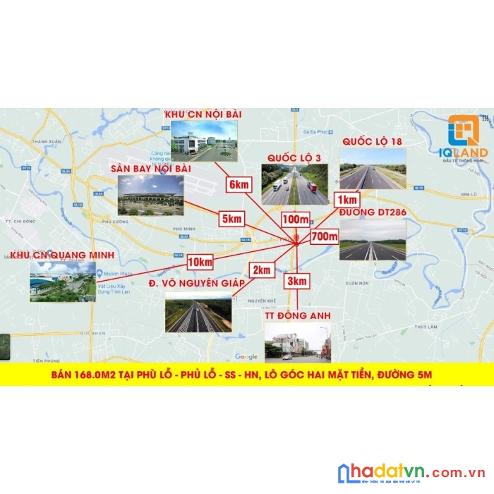 Cần bán lô đất trục chính kinh doanh tại thôn đông - phù lỗ - sóc sóc