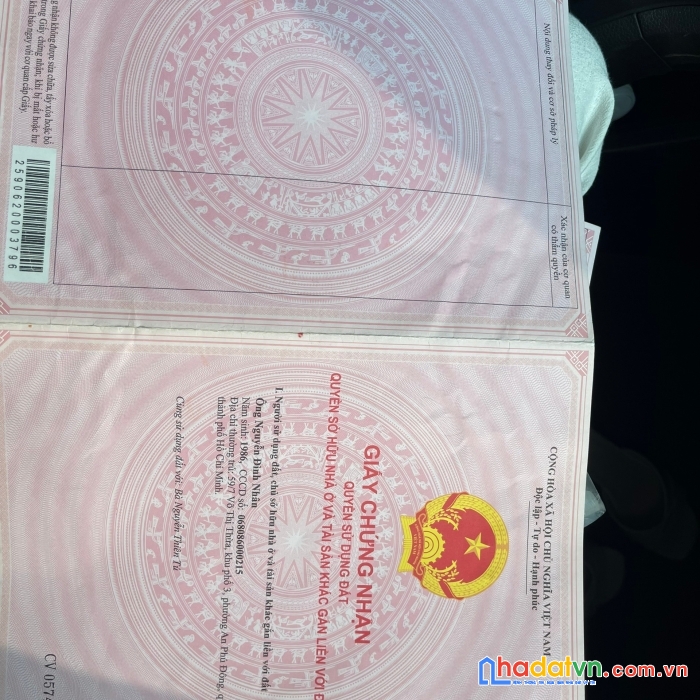 Cần bán đất ngay trung tâm hành chính tân uyên, tỉnh bình dương