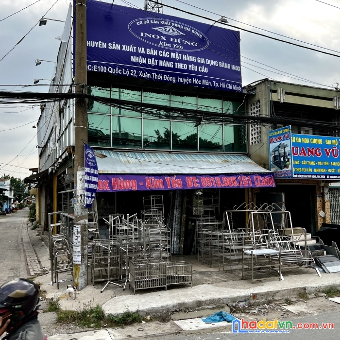 Đi định cư nước ngoài cần thanh lý lại cửa hàng cơ khí chuyên về inox, mt quôc lộ 22, hóc môn, tp.