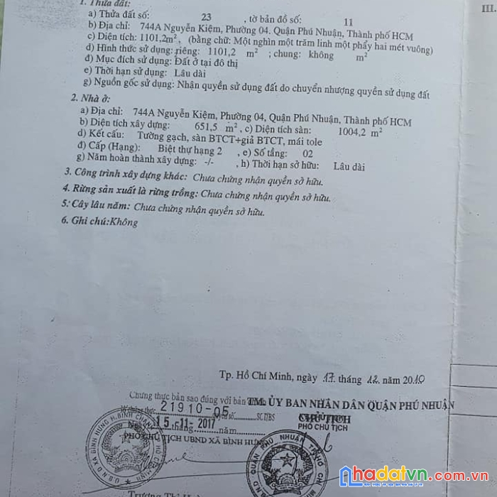 Lô đất hiếm xây building duy nhất 2mt đường nguyễn kiệm còn xót lại.
 giá: 175 tỷ