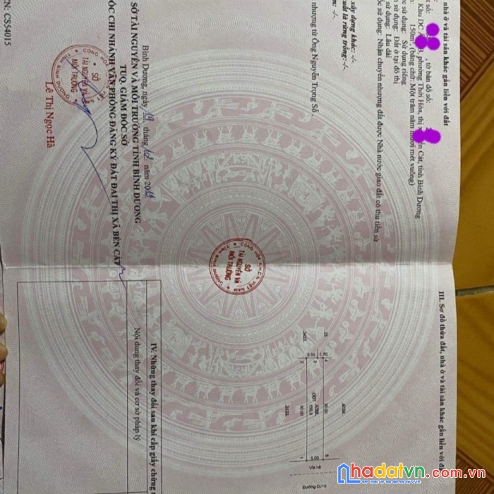 Hot hot sở hữu ngay lô đất vị trí đắc địa tại thị xã bến cát, tỉnh bình dương