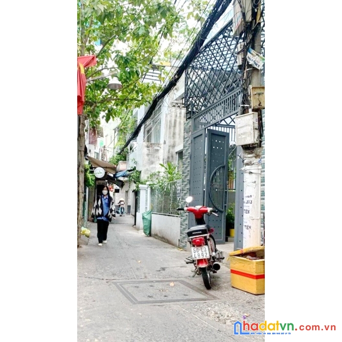 Bán nhà 1 lầu 5.5x9m hẻm 3m đường dương bá trạc phường 1 quận 8