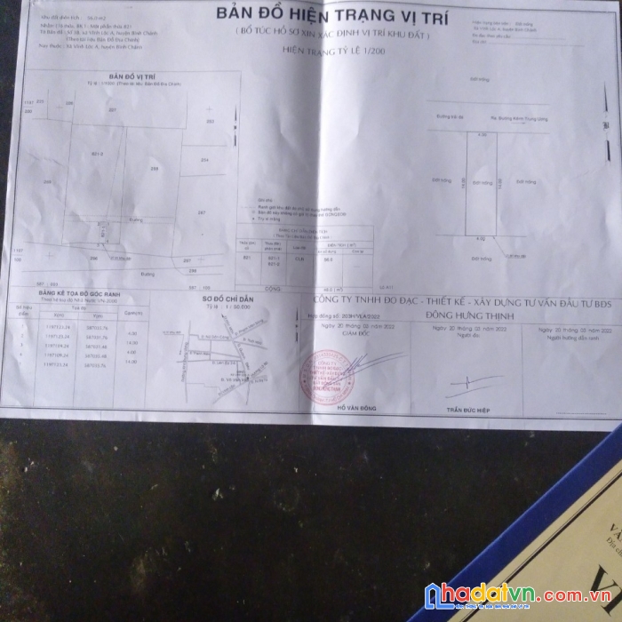 Cần bán lô đất mặt tiền vị trí đẹp tại huyện bình chánh- tp. hồ chí minh