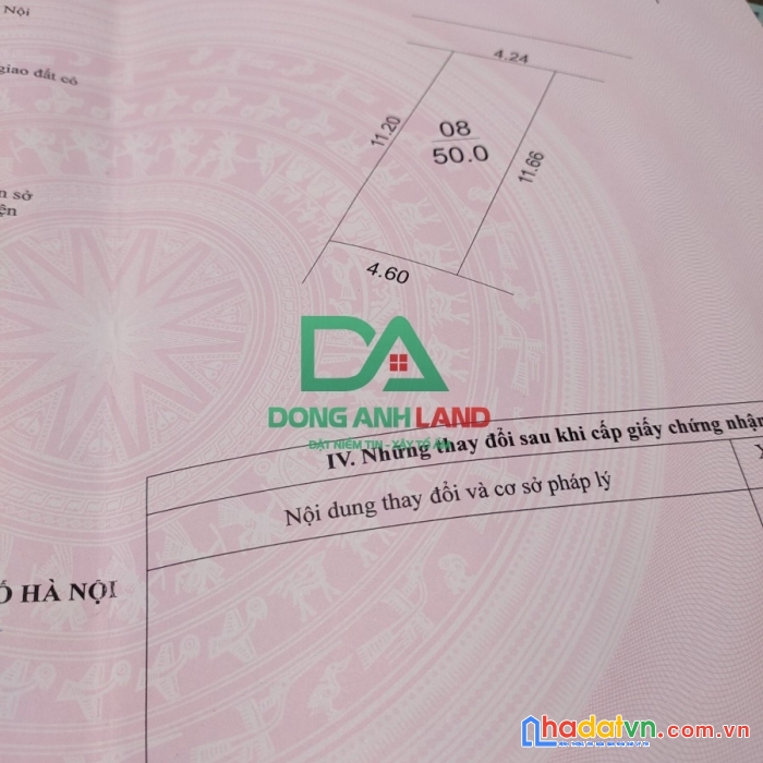 Bán đất đường yên xuân nộn – 50m2 – ngõ thông ô tô – 3x tiểu học