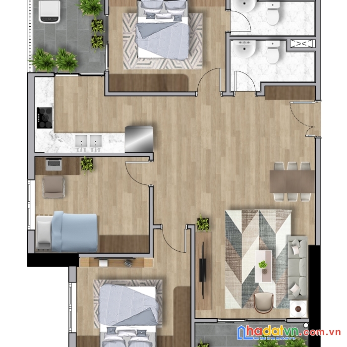 Tecco diamond 3ngủ chỉ từ 1,1 tỷ(full vat