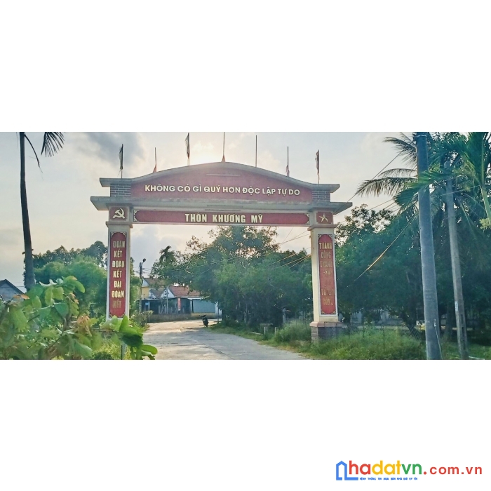 Chính chủ cần bán lô đất đẹp thôn khương mỹ, xã hoà phong, huyện hoà vang, đà nẵng .