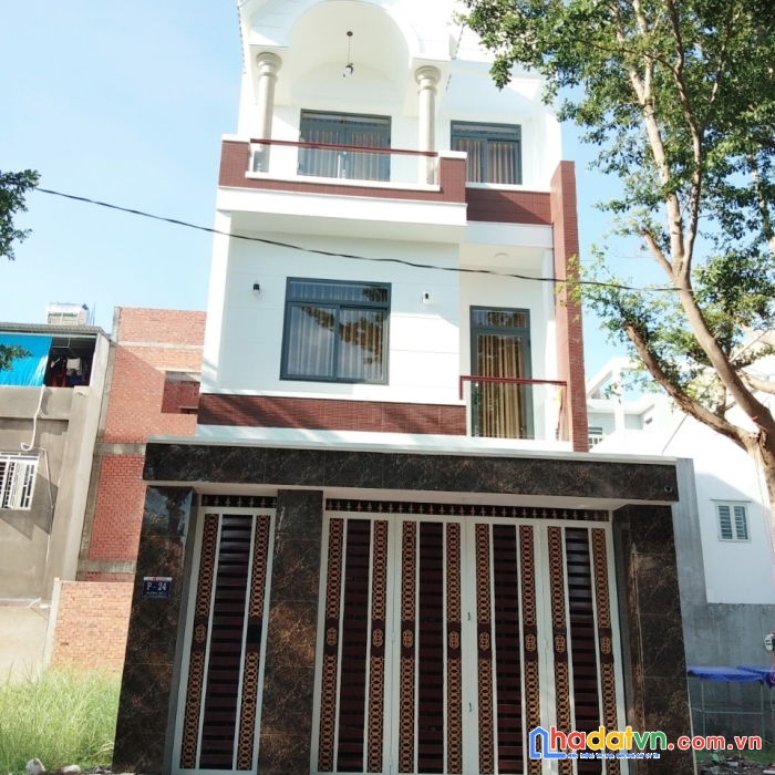 Bán nhà 2 lầu80m2 sổ hồng riêng mặt tiền đường lê văn lương