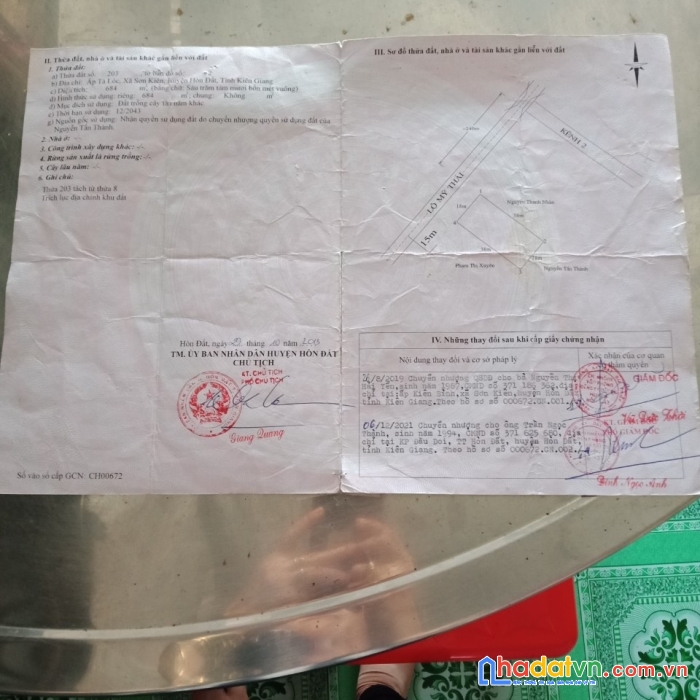 Bán gấp lô đất vị trí đẹp tại kiên giang