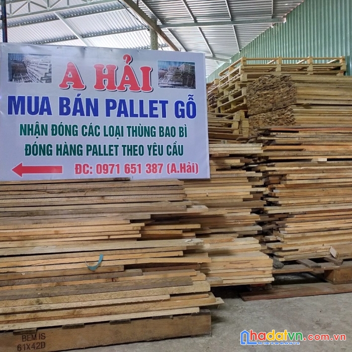 Kho sưởng chuyên về đồ gỗ, nhận đống các loại thùng bao bì, pallet gỗ tại long an