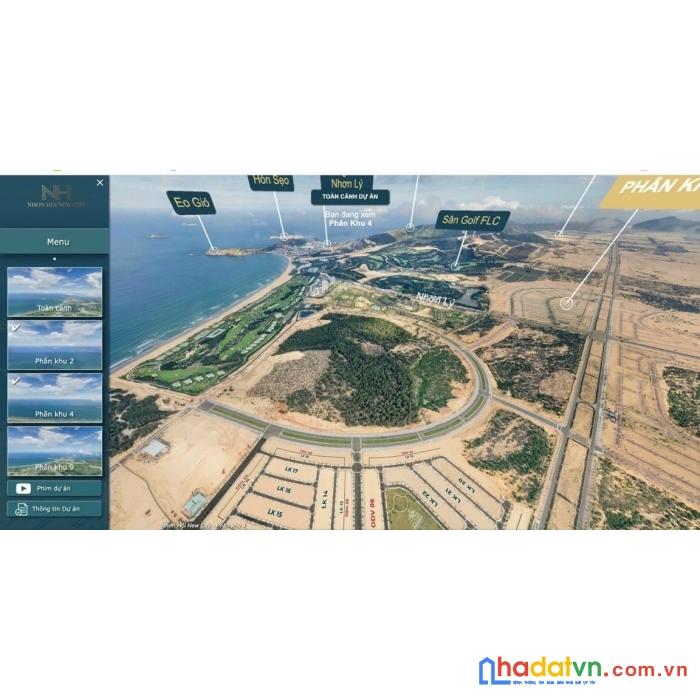 Ra mắt giỏ hàng 300 nền thuộc pk9, dự án nhơn hội newcity. thanh toán trước chỉ 495tr.