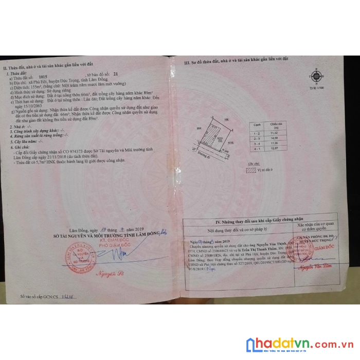 Bán 155m2 nhà + đất sau trường tiểu học phú hội, đức trọng, lâm đồng