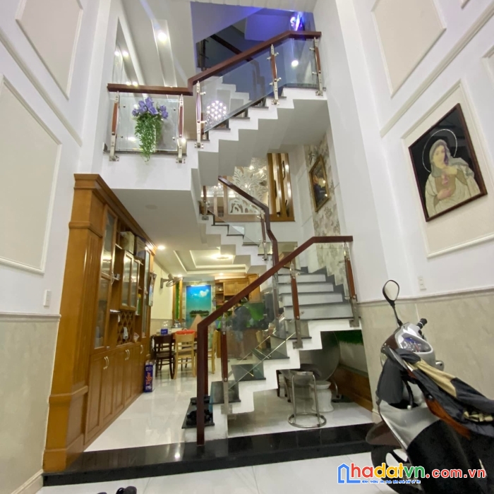 Bán nhà mới hxh 8m phạm văn chiêu, p9, gò vấp 56m2 6.9 tỉ