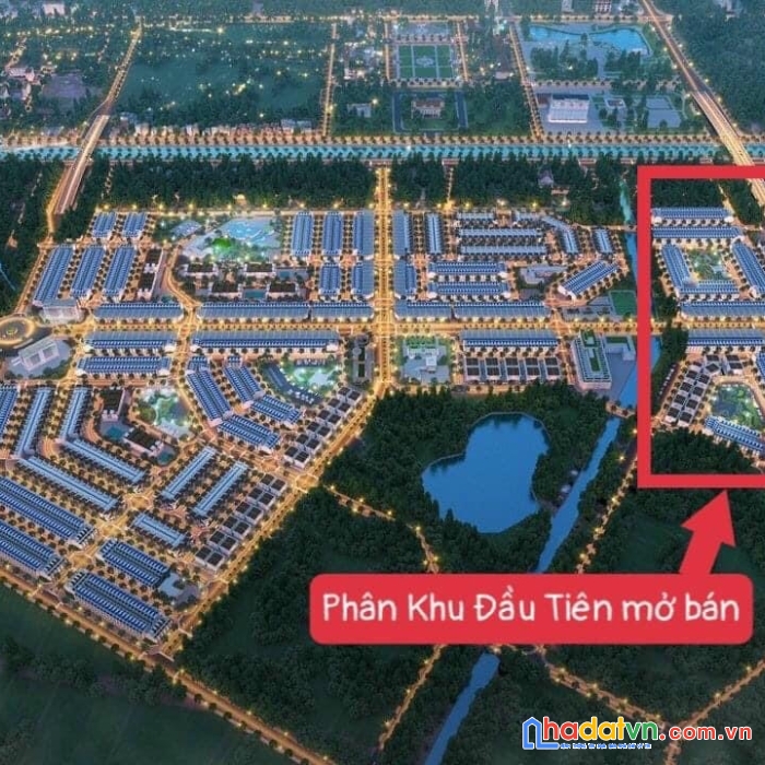 Một dự án đất nền khu đô thị của tập đoàn dic tại hậu giang.