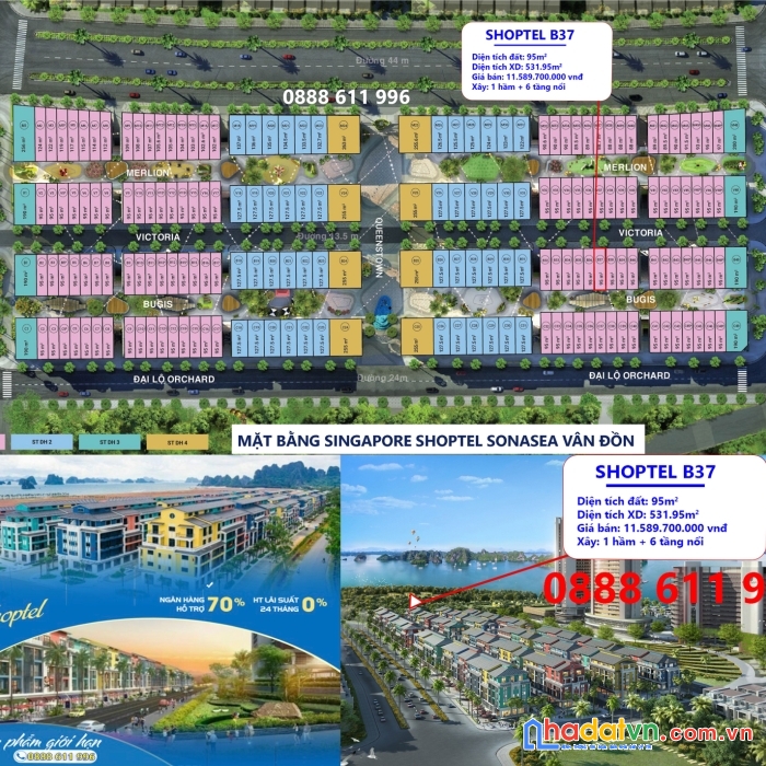 Bán suất ngoại giao giá rẻ duy nhất chỉ cần từ 1,15 tỷ sở hữu ngay shoptel sonasea vân đồn