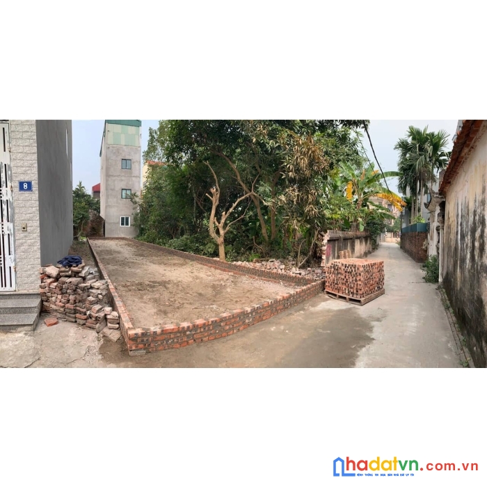 Bán đất thổ cư đức thượng, hoài đức, 97m2, mt 4.5m, lô góc, đường rộng 4m, oto vào thoải mái đã có