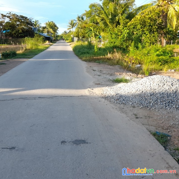 Bán đất nền mặt tiền kênh đòn dong, thạnh lộc, châu thành, kiên giang