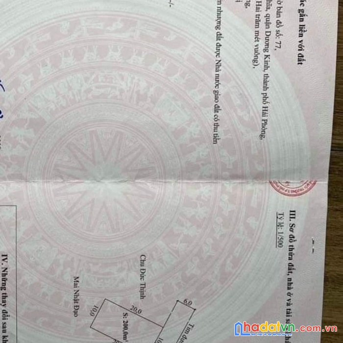 200m2 tại tdc hòa nghĩa, dương kinh,hp