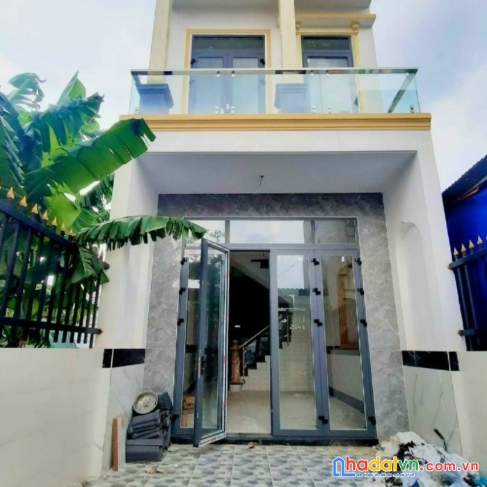 Bán nhà mới 1 trệt 2 lầu ở cù lao ngọc hiệp hòa, gần ngay chợ hiệp hòa, đường 2 ôtô