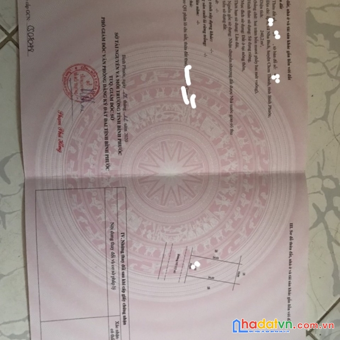 Bán nhanh240 m2 đất sẵn sổ giá hơn 1 tỷ