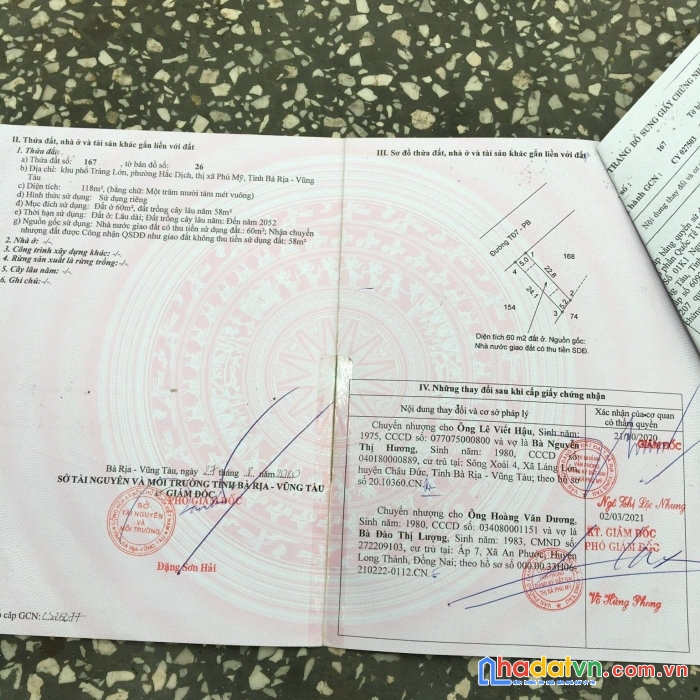 Bán 2 lô liền kề trảng lớn hắc dịch 3 ty 3