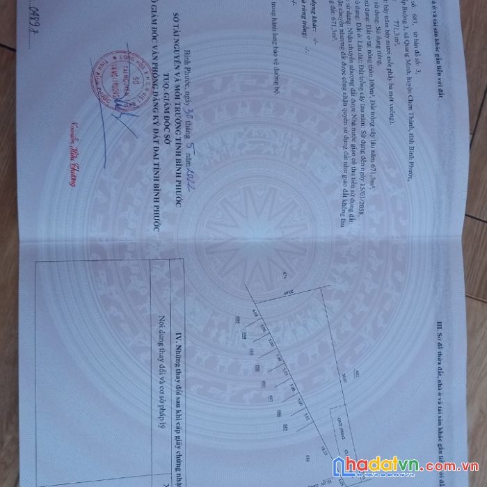 Chỉ 1 mảnh đất dành cho khách hàng đầu tư bình phước