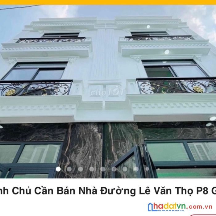Chính chủ cần bán nhà phố lê văn thọ phường 8, quận gò vấp, tp.hcm