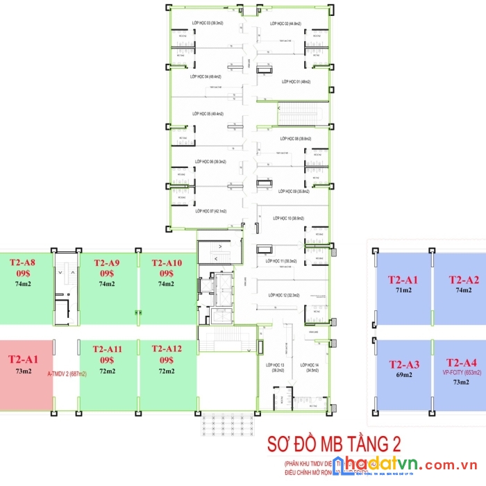 Cho thuê mặt bằng shophouse chung cư fpt plaza 1